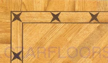 Flooring inlay: BA022 Wood Border