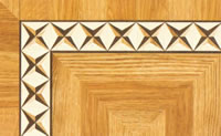 Flooring inlay: BA024 Wood Border