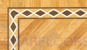 Flooring inlay: BA013 Wood Border