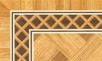 Flooring inlay: BA014 Wood Border