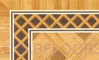 Flooring inlay: BA014 Wood Border