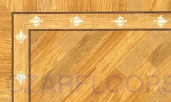 Flooring inlay: BA015 Wood Border