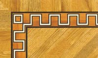 Flooring inlay: BA053 Wood Border