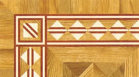 Flooring inlay: BA054 Wood Border