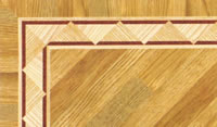 Flooring inlay: BA057 Wood Border