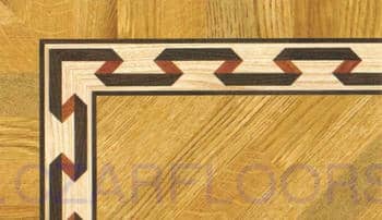 Flooring inlay: BA058 Wood Border