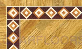 Flooring inlay: BA060 Wood Border