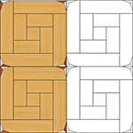 Flooring inlay: M18 Parquet