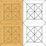 Flooring inlay: M5 Parquet