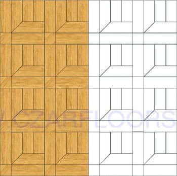 Flooring inlay: M6 Parquet