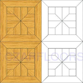 Flooring inlay: M9 Parquet
