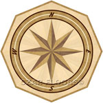 Flooring inlay:  PC4 Wood Medallion