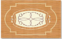 Flooring inlay: P13 Wood Medallion