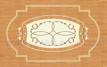 Flooring inlay: P13 Wood Medallion