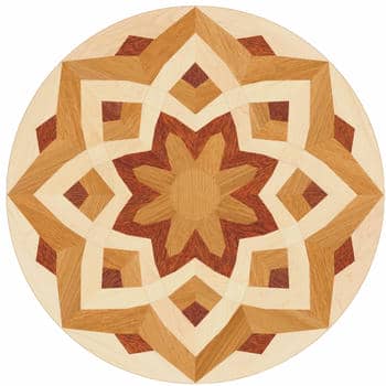 Flooring inlay: P21 Wood Medallion