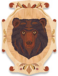 Flooring inlay: P33 Wood Medallion