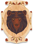Flooring inlay: P33 Wood Medallion