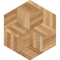 Flooring inlay:  Rhombs 