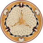 Flooring inlay: SP5 Stone Medallion