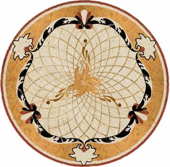 Flooring inlay: SP5 Stone Medallion